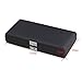 BQLZR Black PU Leather 2 Layers Bassoon Reed Box Reed Case for 20 Reed Hold Strong Against Moisture