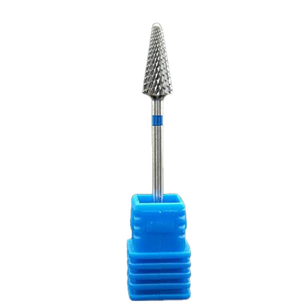Natury Nails Tungsten Carbide Drill Bit for Nail Lathe Manicure Pedicure Enamel, Acrylic Nails and Gel Nails Rotary Drill (Medium Grain)