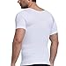 HOTER SLIM Mens Slimming Body Shaper Shirt Tummy Waist Abs Abdomen Slim