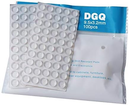 100pack Clear Round Self Adhesive Rubber Pad Silicon Bumpers 3 8