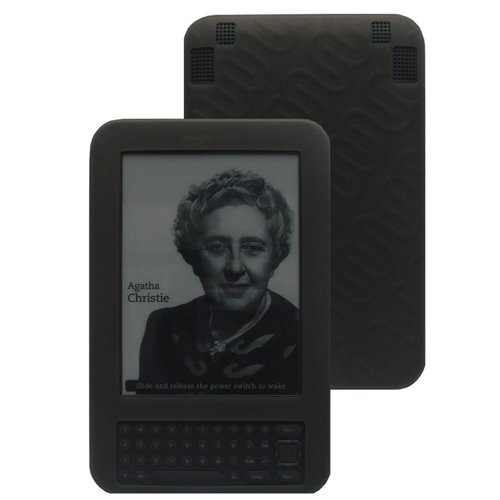 Gizmo Dorks Soft Silicone Skin Case (Black) for the Amazon Kindle Keyboard - Thumbnail 3