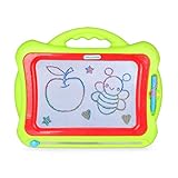 MegaToyBrand Magna Doodle Magnetic Drawing Board for Kids - The Manga drawing Board Features a Extra Large Writing Board with 8 color zones & Erasable slider to etch a sketch for all kids ages 2 - 13