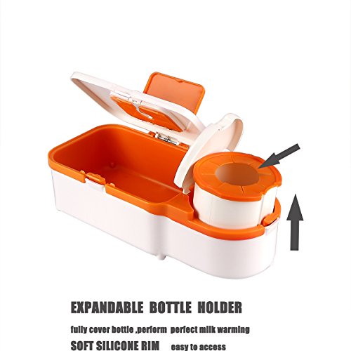 wipe and bottle warmer