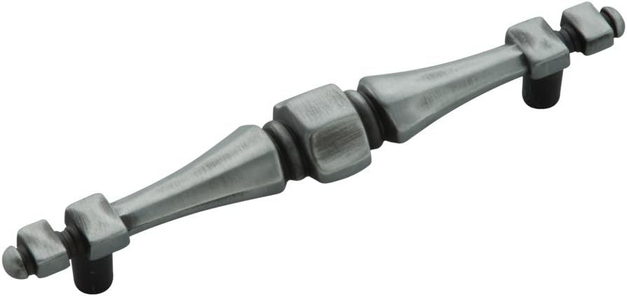 Hickory Hardware P132-AP Cavalier Cabinet Pull, 4-1/4 Inch, Antique Pewter