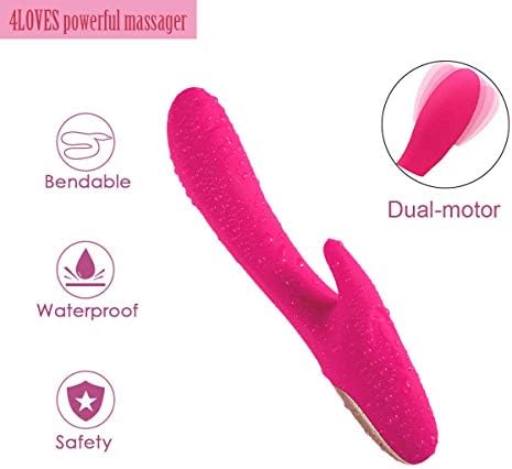 Waterproof Powerful Wand Massager with 30 Speeds Personal Cordless Rechargeable USB Massager for Muscle Aches Sports Recovery