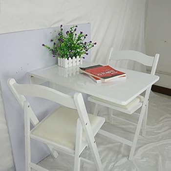 Amazon.com: Half Round Wood Wall Table Wall Mounted Drop ...