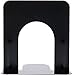 Universal Economy Bookends, Standard, 4 3/4 x 5 1/4 x 5, Heavy Gauge Steel, Black, 6 Pair