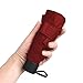 YUI Travel Mini Umbrella Sun&Rain Lightweight Totes Small and Compact Suit for Pocket Red