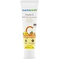 Mamaearth Vitamin C Daily Glow SPF 50 Sunscreen with PA+++ | Reduces Tanning & Gives Broad Spectrum Sun Protection | No Whitecast & Non-Greasy | 0.71 Oz (20g)