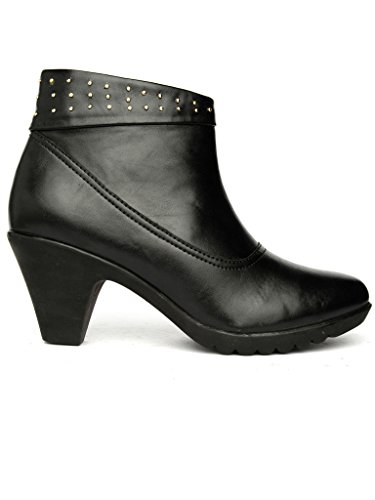 bruno manetti women faux leather black boots