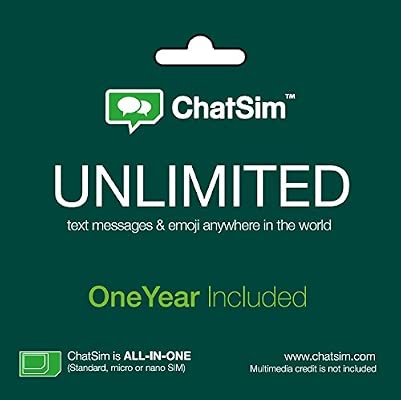 Chatsim Unlimited Tarjeta Sim Internacional Para Chatear Con Whatsapp Y Otras Chatapp En Más De 150 Países