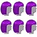 Sterling James Co. 6 Pack Purple Party Wigs - Bachelorette Party Favors, Supplies, Costumes and Decorations