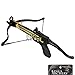 KingsArchery Crossbow Self-Cocking 80 LBS with Hunting Scope, Spare Crossbow String and Caps, 3 Aluminium Arrow Bolts, and Bonus 12-Pack of Colored PVC Arrow Bolts Warranty