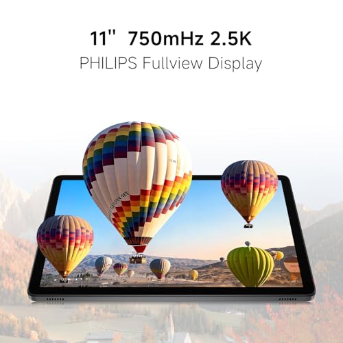Android Tablet 11″ – Philips T7310, 8GB RAM + 128GB ROM, 1TB Expandable, Octa-Core T616, 7200mAh Battery, HD Eye Protection Display, WiFi 6, Dual Cameras, Android 16, Gemini AI, GPS, WiFi 6, BT 5.2