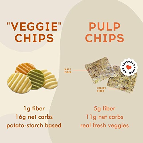 Pulp Pantry Grain Free Veggie Tortilla Chips, Corn Free, Potato Free