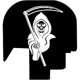 Fixxxer Rear Cover Plate for for Smith & Wesson S&W M&P SHIELD pistol 9mm .40, Grim Reaper design