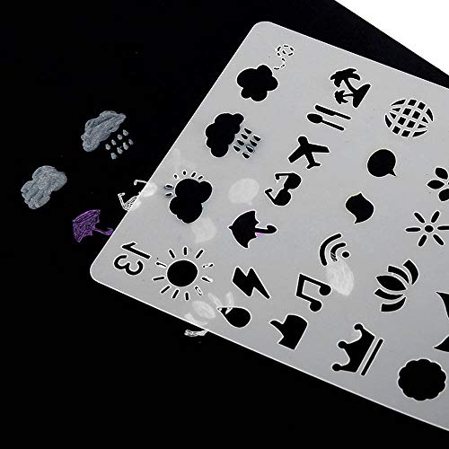 image for Iusun Home Accessories Iusun DIY Metal Cutting Dies Planner Stencils J