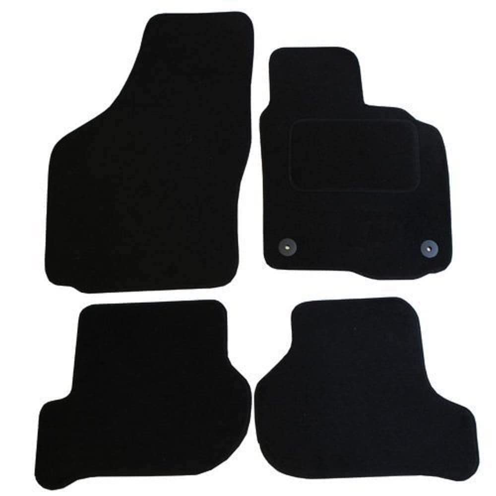 JVL Skoda Octavia 2008-2012 Fully Tailored 4 Piece Car Mat Set with 2 Clips