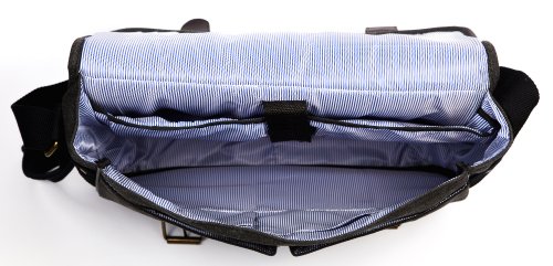 Stylish Canvas Laptop Notebook Ultrabook Tablet Case Shoulder Messenger Bag