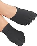 Medipaq Therapeutic Stretchy Gel Toe Socks - Eliminate Painful Pressure And Friction 1X Pair Black