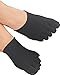 Medipaq Therapeutic Stretchy Gel Toe Socks - Eliminate Painful Pressure And Friction 1X Pair Black