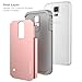 Galaxy S5 Mini Case, RANZ Grey with Rose Gold Hard Impact Dual Layer Shockproof Bumper Case For Samsung Galaxy S5 Mini(SM-G800)