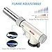 Butane Torch, Kollea Kitchen Culinary Torch - Professional Creme Brulee Cooking Torch, Blow Food Torch with Adjustable Flame for Sous Vide, Dessert, Camping, BBQ (Butane Gas Not Included)