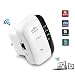 WiFi Range Extender 300Mbps Internet Booster, Wireless Repeater Broadband Hotspot with Easy Setup, LAN Port, WPS, Portable Access Point/Repeater Mode for Smart Home& Alexa Devices (Built-in Antennas)