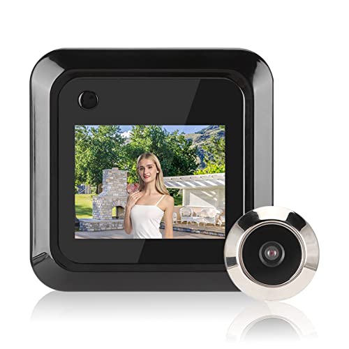 Peephole Camera(Door View Cam), 95° Wide Angle Lens 2.4 Inch Peephole Door Viewer Supports Photo