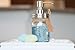 Nicole-Rhea Mason Jar Soap Dispenser/Lotion Dispenser (Includes Satin Brushed Soap Pump, Lid and Clear Ball Brand Glass Mason Jar) Model 10-100SC