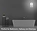 iAVO [Pack of 2] Plug in LED Motion Sensor Light, Motion Activated Night Light - Perfect for Stairway, Bathroom and Hallway (White Glow)