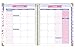 bloom daily planners 2018 Calendar Year Hard Cover Vision Planner - Monthly and Weekly Column View Daily Agenda Organizer - January 2018 - December 2018 - (7.5