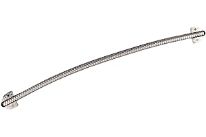 Keenso Stainless Steel Gooseneck Door Cable Protector, Weatherproof Line Defender for Video Line and [1 Piece]