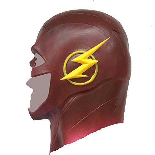 The flash mask rubber latex party mask head costume ful…