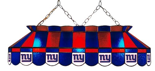 Imperial Officially Licensed NFL Merchandise: Tiffany-Style Stained Glass Billiard/Pool Table Light, New York Giants