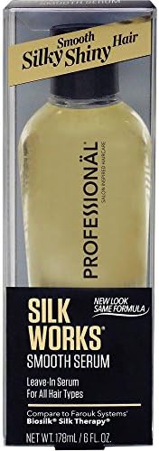 SilkWorks silky Smooth and shine Serum, 6 fl oz-Leave-in serum Makes hair smooth and silky For all hair types