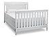 Delta Children New Haven 4-in-1 Convertible Baby Crib, Bianca White