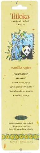 Triloka - Original Herbal Incense Vanilla Spice - 10 Stick(s) by Triloka Original Incense