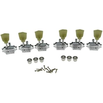 Wilkinson Chrome 3x3 Deluxe Vintage Tuners Tuning Keys Machine Head for Les Paul