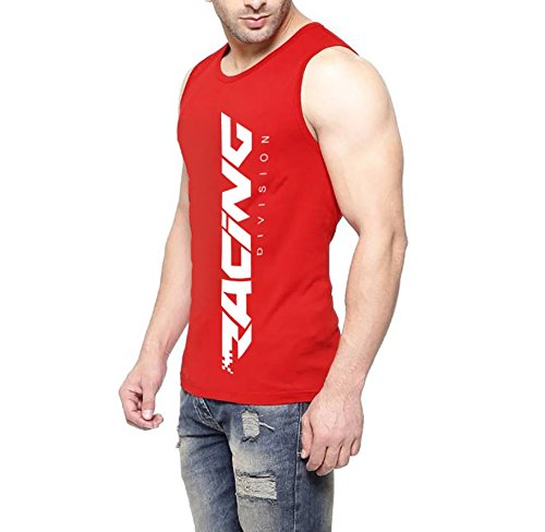 hotfits men's cotton sleveless t-shirt