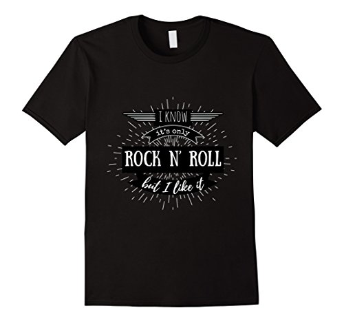 Men's Cool Vibes It's only Rock N' Roll but I like it T-shirt 2XL Black