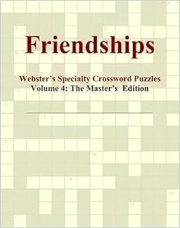 Friendships Websters Specialty Crossword Puzzles Volume - 
