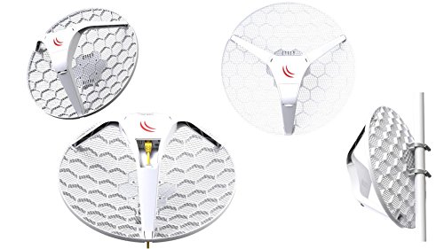 Mikrotik-LHG-5-54Mbits-Energia-Sobre-Ethernet-PoE-Blanco-Punto-de-Acceso-54-Mbits-IEEE-80211aIEEE-80211n-10100-Mbits-54-Mbits-515-5875-16-MB
