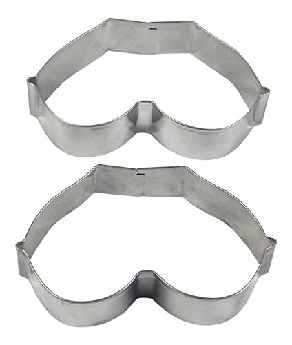 Ta Ta Titty Naughty Cookie Cutters Set of 2 Stainless Steel Boobie