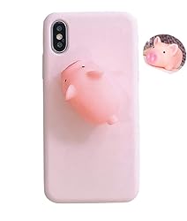 UnnFiko Squishy 3D Cartoon Pig Case Compatible with