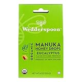 Wedderspoon Organic Manuka Honey Lozenges with Eucalyptus and Bee Propolis, 4 Ounce