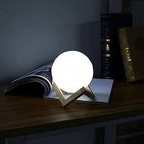 Deckenbeleuchtung 13 cm 3D Jupiter Lampe USB Wiederaufladbare Touch