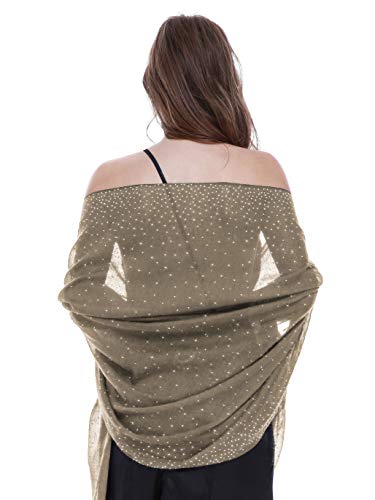 Shawls and Wraps for Evening Dresses Wedding Shawl Wrap Shiny Scarf Camel
