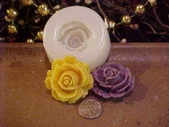 Lovely Rose Embed 1 Cavity Silicone Mold 2758 Food-Soap-Candle-Resin-Flexible