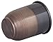 Buffalo Brand Trading Company, Heavyweight Brass, Oil Rubbed Bronze Finish, Bathroom Water Tumbler, 4 Inch Height